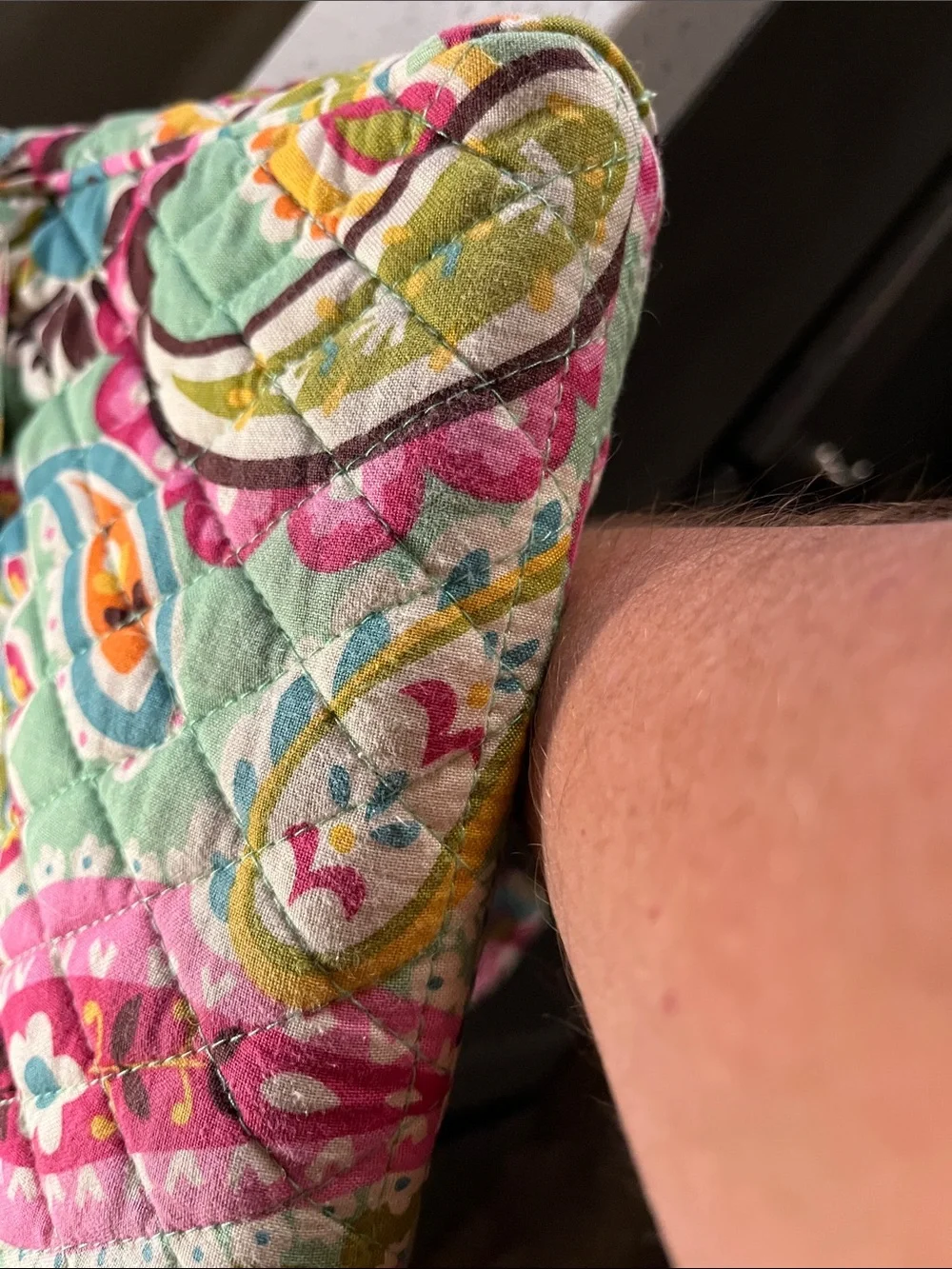 Vera Bradley tutti gritty Quilted messenger bag